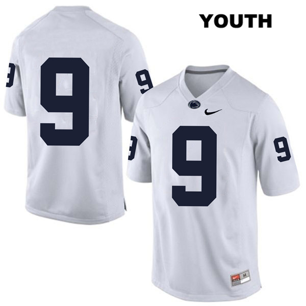 NCAA Nike Youth Penn State Nittany Lions Trace McSorley #9 College Football Authentic No Name White Stitched Jersey GQK5098NY